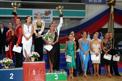 Финалисты Чемпионата России по латиноамериканской программе танцев среди любителей-2010