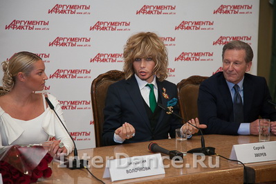 Анастасия Волочкова, Сергей Зверев и Юрий Овчинников