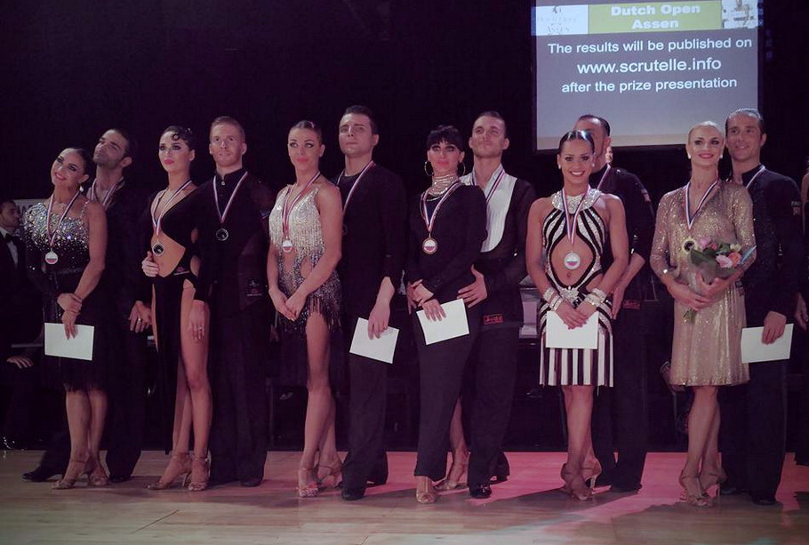 Финалисты Dutch Open Assen Professional Latin Championship 2015